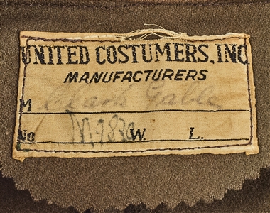Clark Gable Military Cape from Unknown Production