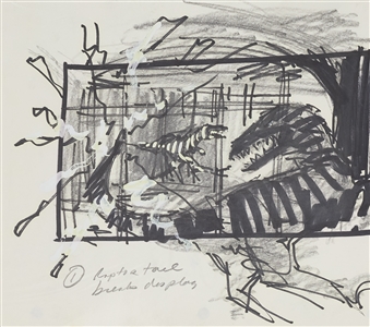 Rick Carter Sketch Portfolio from Jurassic Park
