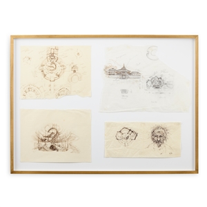 Rick Carter Jurassic Park Visitor Center Sketches