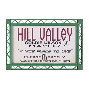 Hill Valley Sign from Back to the Future 2