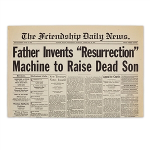 Collection of (5) Assorted Prop Newspapers from Casper