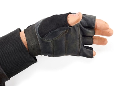 Black Adam Severed Arm Rifle and License Plate