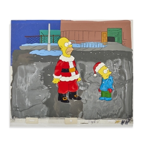 Animation Cel from the Pilot of The Simpsons