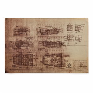 Pirate Ship Schematics from The Goonies