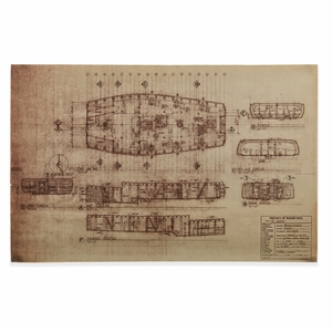 Pirate Ship Schematics from The Goonies