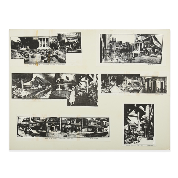 BTTF 2 Clock Tower Rick Carter Collage