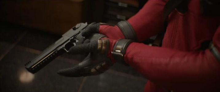 Ryan Reynolds “Deadpool” (2) Signature Prop Guns from Deadpool vs. Wolverine