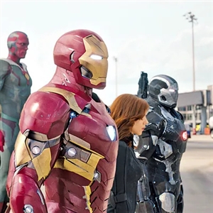 Robert Downey, Jr. Suit and Helm from Civil War
