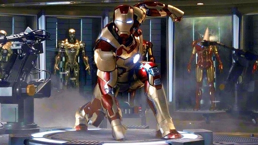 Withdrawn - Robert Downey Jr. MK42 Helmet from Iron Man 3
