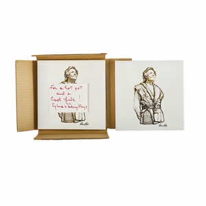 Joshua Logan and Nedda Harrigan (2) Tile Trivets from Two by Two Gifted from Danny Kaye.