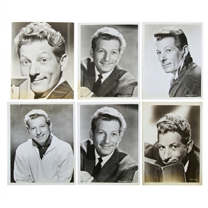 Collection of (6) Photographic Portraits of Danny Kaye.