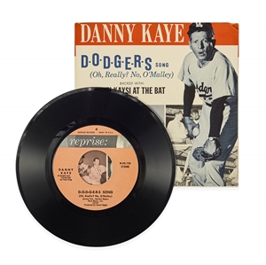 Danny Kaye “D-O-D-G-E-R-S" Record and (2) Plaques.
