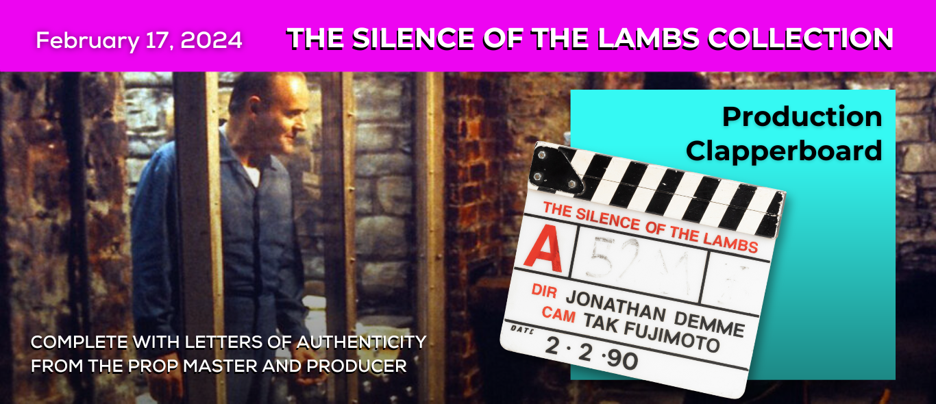 Studio Auctions - Silence of the Lambs - Production Clapperboard